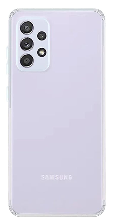 YOFO Back Cover for Samsung Galaxy A52 (Flexible|Silicone|Transparent|Dust Plug|Camera Protection)…