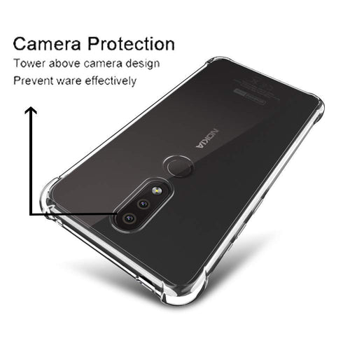 YOFO Combo for Nokia 4.2 Transparent Back Cover + Matte Screen Guad with Free OTG Adapter
