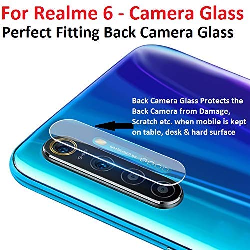 YOFO Anti Scratch Camera Lens Screen Protector 9H Camera Nano Glass for Realme 6 (Transparent)