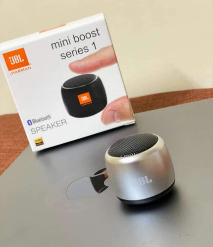 Mini Boost Bluetooth Speaker | Call + Music | Splash Proof | Stereo Sound | Fix in Pocket | Durable Battery