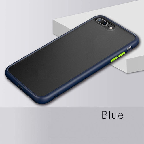 YOFO Matte Finish Smoke Back Cover with Full Camera Lens Protection for Oppo A7