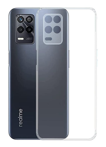 YOFO Back Cover for Realme 9 (5G) (Flexible|Silicone|Transparent|Dust Plug|Camera Protection)…