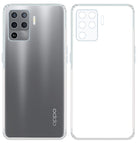 YOFO Silicon Transparent Back Cover for Oppo A94 / F19 Pro - Camera Protection with Anti Dust Plug