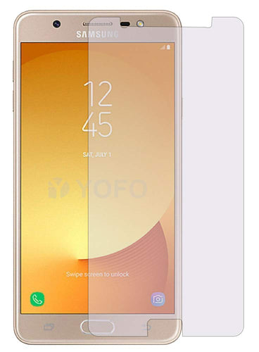 YOFO Anti Glare Matte Finish Anti-Fingerprint 9H Hammer Glass Screen Protector for Samsung J7 Max