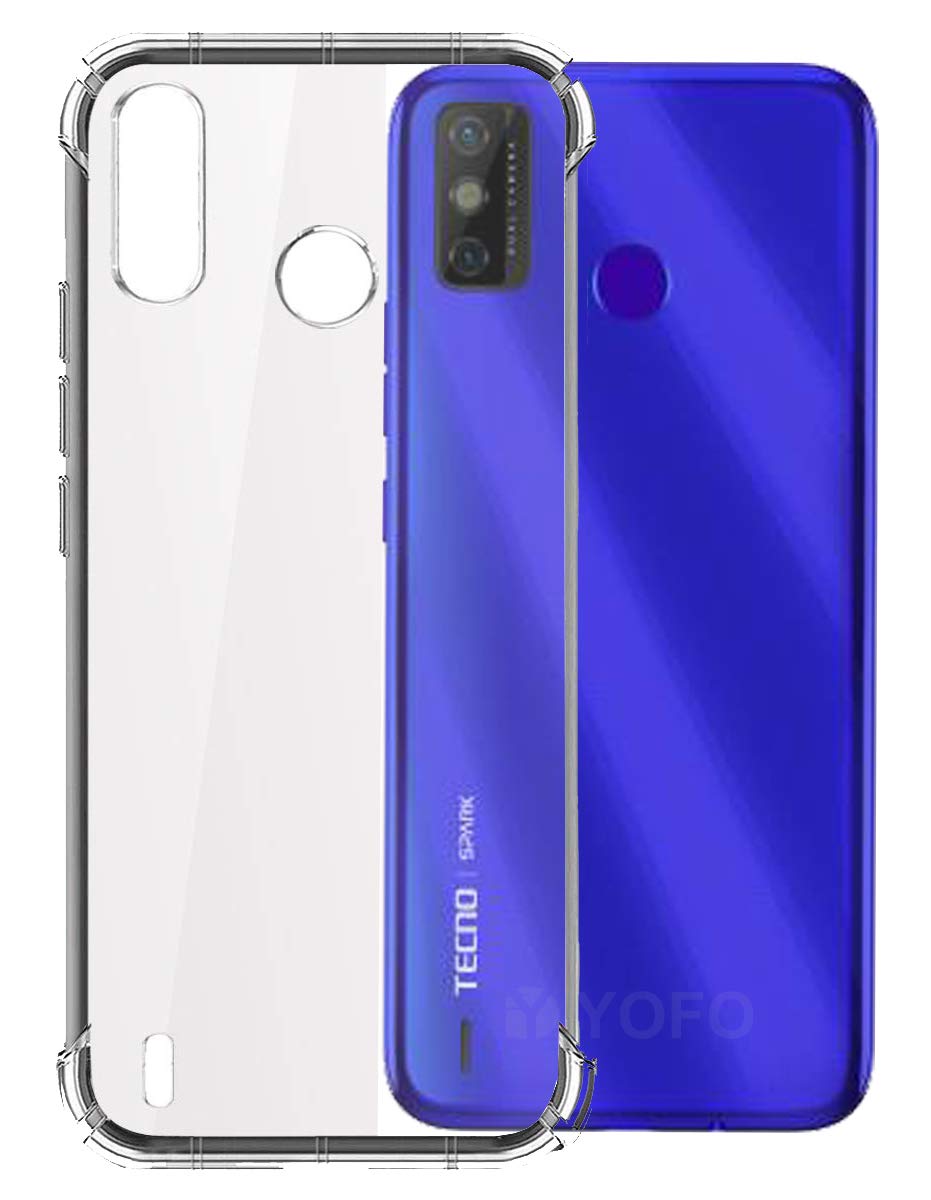 Bumper Protector Tecno Spark Back Cover Amazon YOFO Rubber Back