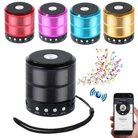 WS-887 Super Bass Splash proof Wireless Bluetooth Speaker Best Sound Quality Playing with Bluetooth/AUX/Memory Card/Pan Drive/FM