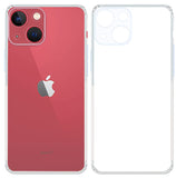YOFO Back Cover for Apple iPhone 13 (6.1) (Flexible|Silicone|Transparent|Camera Protection|DustPlug)