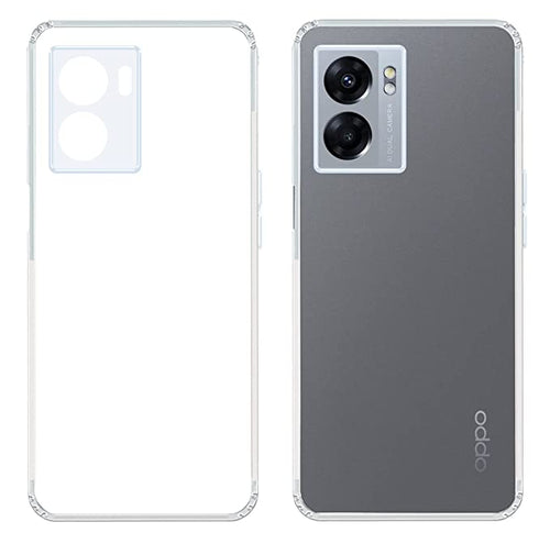 YOFO Back Cover for Oppo K10 (5G) (Flexible|Silicone|Transparent|Dust Plug|Camera Protection)…