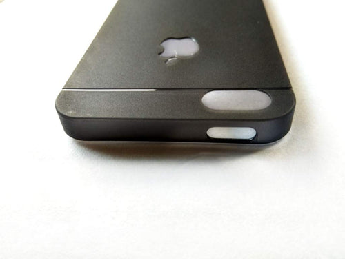 Yofo Soft Ultra Thin Logo Cut Paper Back Cover Case for iPhone 5/5S (Black)