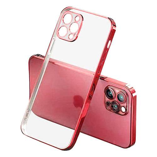 YOFO Ultra Thin Fashion Soft Silicon Electroplated Transparent Laser Plating Luxury Cover Case For Apple iPhone 12 Pro(6.1)