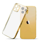 YOFO Ultra Thin Fashion Soft Silicon Electroplated Transparent Laser Plating Luxury Cover Case For Apple iPhone 12 Pro(6.1)