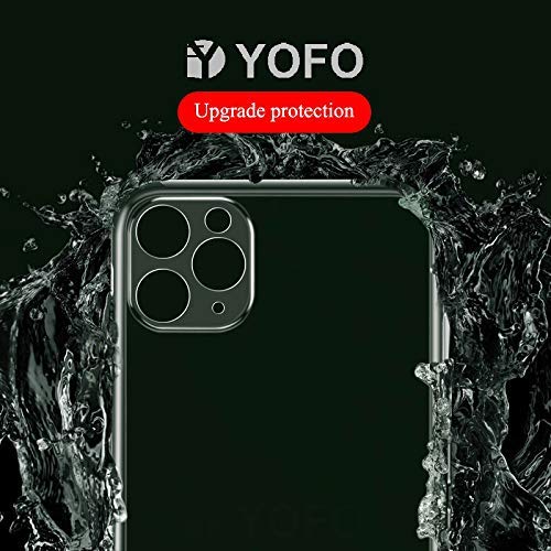 YOFO Back Cover for Apple iPhone 11(6.1inch) Silicone (Transparent) - Camera Protection with Anti Dust Plug