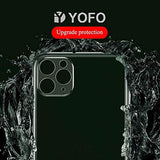 YOFO Back Cover for Apple iPhone 11(6.1inch) Silicone (Transparent) - Camera Protection with Anti Dust Plug