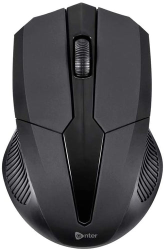 Enter E-W55 Wireless Optical Mouse (Black) with 1 Year Warranty