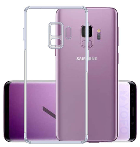 YOFO Back Cover for Samsung S9 (Transparent) Camera Protection with Dust Plug