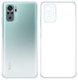 YOFO Silicon Transparent Back Cover for Mi Redmi Note 10 / Note 10s - Camera Protection with Anti Dust Plug