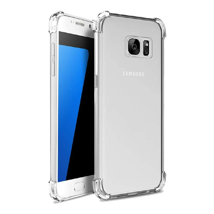 YOFO Shockproof HD Transparent Back Cover for Samsung Galaxy S6 (Transparent)