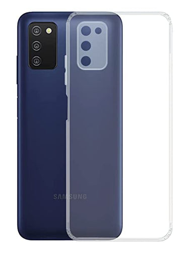 YOFO Back Cover for Samsung Galaxy A03s (Flexible|Silicone|Transparent|Dust Plug|Camera Protection)…