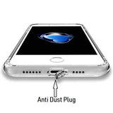 YOFO Silicon Back Cover for Samsung S8 (Transparent) Camera Protection with Dust Plug