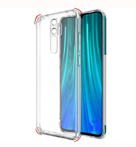 YOFO Silicon Full Protection Back Cover for MI Redmi Note 8 PRO (Transparent)