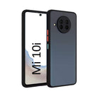 YOFO Matte Finish Smoke Back Cover with Full Camera Lens Protection for Redmi 10i With Free Mobile Stand