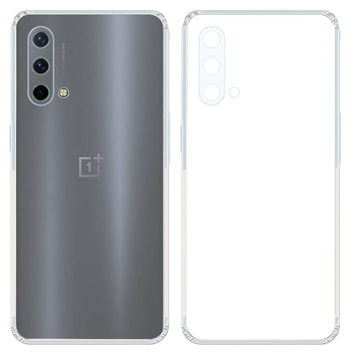 YOFO Back Cover for OnePlus Nord CE (5G) (Flexible|Silicone|Transparent|Camera Protection|DustPlug)