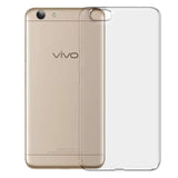 YOFO Back Cover for Vivo Y53 (Flexible|Silicone|Transparent)