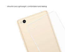 YOFO Ultra Thin Transparent Soft Clear Back Cover for Redmi 4A