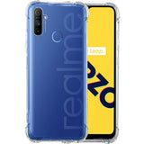 YOFO Back Cover for Realme Narzo 10A / Narzo 20A (Flexible|Silicone|Transparent |Shockproof)