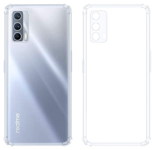 YOFO Silicon Transparent Back Cover for Realme X7 Shockproof Bumper Corner, Ultimate Protection with Free OTG Adapter