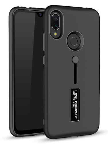 YOFO Black Fashion Case Full Protection Back Cover for MI REDMI Note 7 / 7S / Note 7 PRO Black