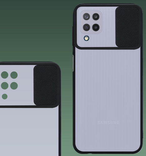 YOFO Camera Shutter Back Cover For Samsung M32 With Free OTG Adapter