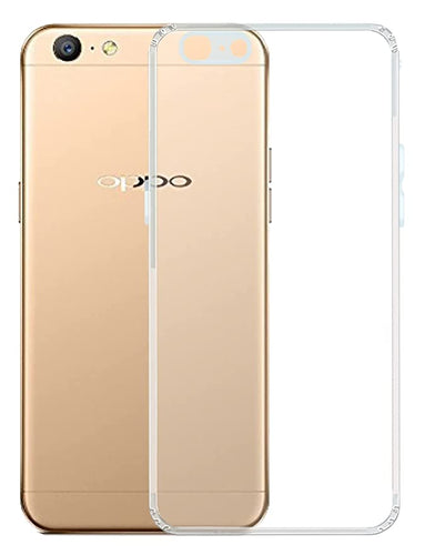YOFO Back Cover for Oppo A57 (Flexible|Silicone|Transparent|Dust Plug|Camera Protection)