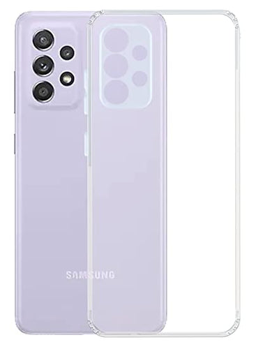 YOFO Back Cover for Samsung Galaxy A52 (Flexible|Silicone|Transparent|Dust Plug|Camera Protection)…