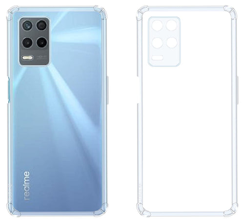 YOFO Back Cover for Realme Narzo 30 (5G) / Realme 8 (5G) (Flexible|Silicone|Transparent |Shockproof)