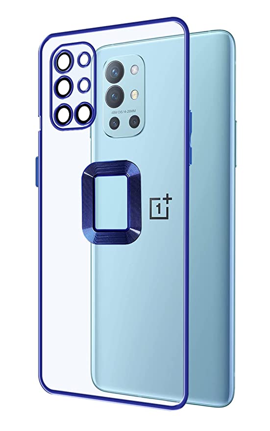 Cover Cases For Oneplus 9r YOFO Electroplated Logo View Back Cover