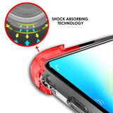 YOFO Shockproof HD Transparent Back Cover for Samsung M01 (Transparent)