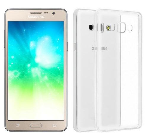 YOFO Soft Clear Back Cover for Samsung On7 / On7 Pro Back Cover (Transparent)