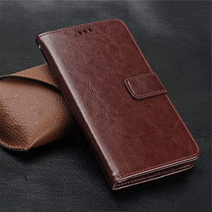 YOFO Samsung Galaxy A20 / A30 / M10s  Prime Leather Flip Cover Full Protective Wallet Case