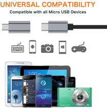 YOFO USB Type C( Female) to Micro USB(Type-B)(Male) Convert Connector Support Charge- Pack Of 1