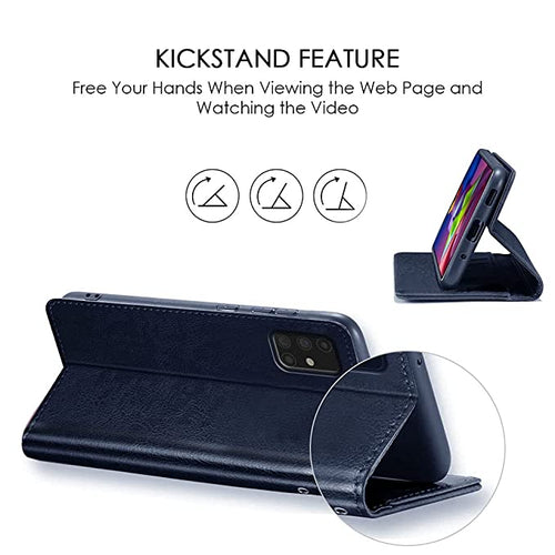 YOFO Flip Leather Magnetic Wallet Back Cover Case for Mi Redmi 7A
