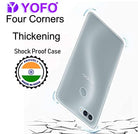 YOFO Back Cover for Oppo A11k (Flexible|Silicone|Transparent|Dust Plug|Camera Protection)