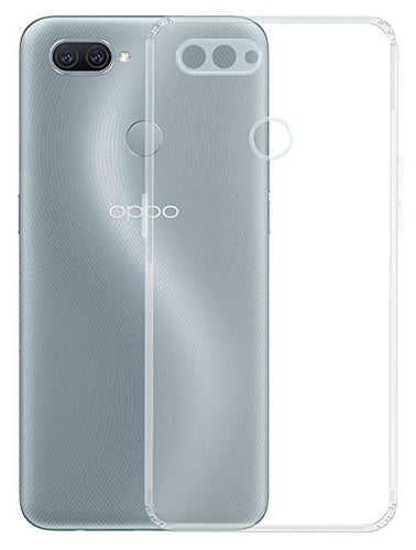 YOFO Back Cover for Oppo A11k (Flexible|Silicone|Transparent|Dust Plug|Camera Protection)