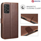 YOFO Samsung Galaxy A72  Leather Flip Cover Full Protective Wallet Case