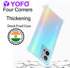 YOFO Back Cover for Vivo T1 / Y75 (5G) (Flexible|Silicone|Transparent|Dust Plug|Camera Protection)