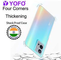 YOFO Back Cover for Vivo T1 / Y75 (5G) (Flexible|Silicone|Transparent|Dust Plug|Camera Protection)