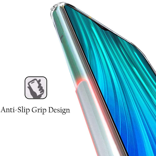 YOFO Silicon Full Protection Back Cover for MI Redmi Note 8 (Transparent)