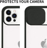 YOFO Shutter Design Shockproof Back Cover for iPhone 13 Pro Soft Durable Shutter Translucent Smoke Case Cover for iPhone 13 Pro Shutter