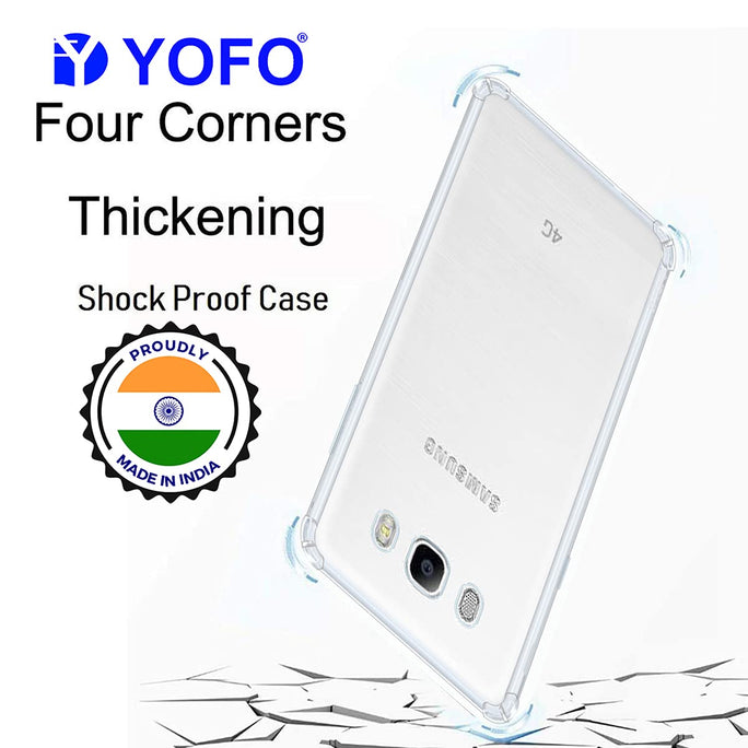YOFO Back Cover for Samsung Galaxy J7 / J7 Next (Flexible|Silicone|Transparent |Shockproof)