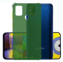 YOFO Silicon Flexible Smooth Matte Back Cover for Samsung M31 / M31 Prime / F41(GREEN)
